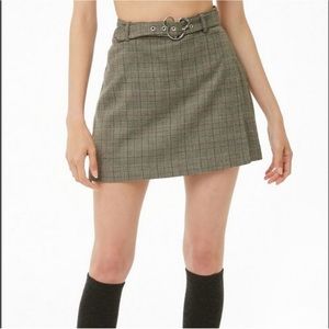 Disney x Forever 21 plaid skirt